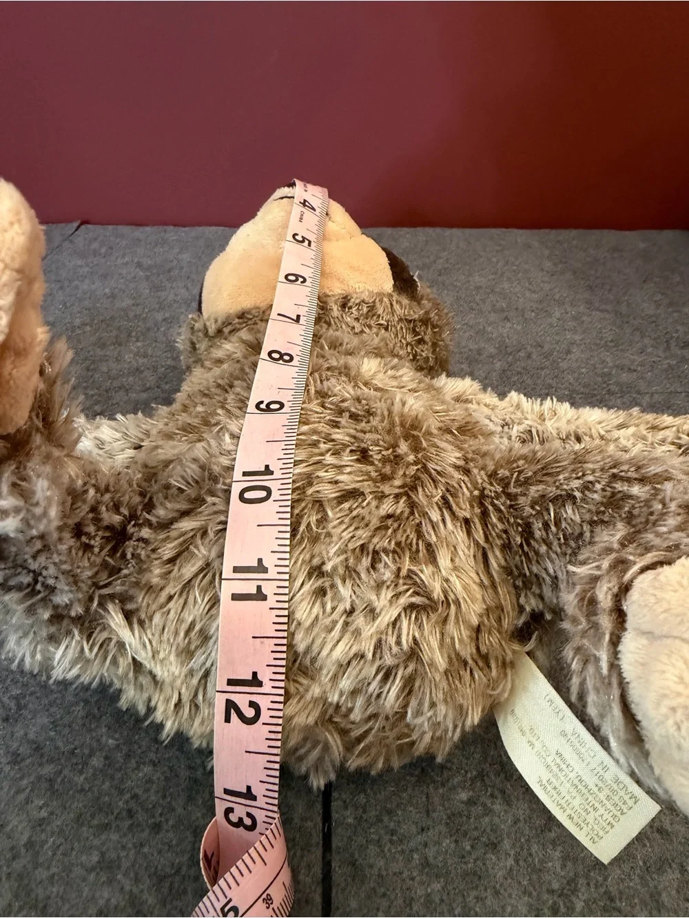 Dan Dee Collector’s Choice Sloth Plush Stuffed Animal Brown Soft Cuddly Toy